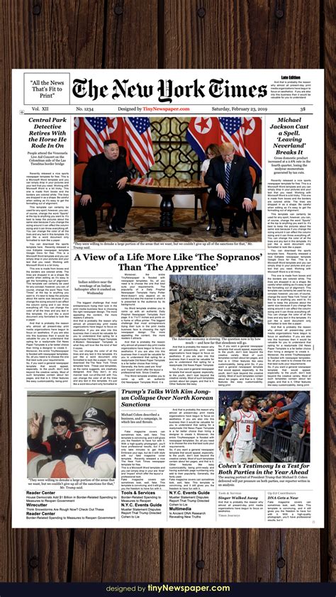 am new york newspaper.